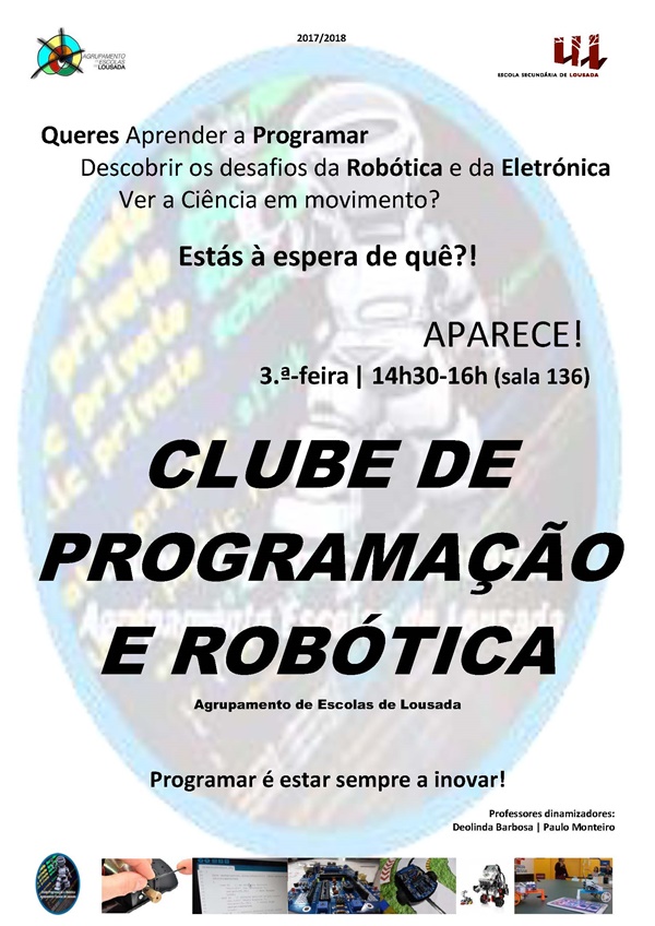 17 10 06 cartaz clube programacao robotica 2017 2018