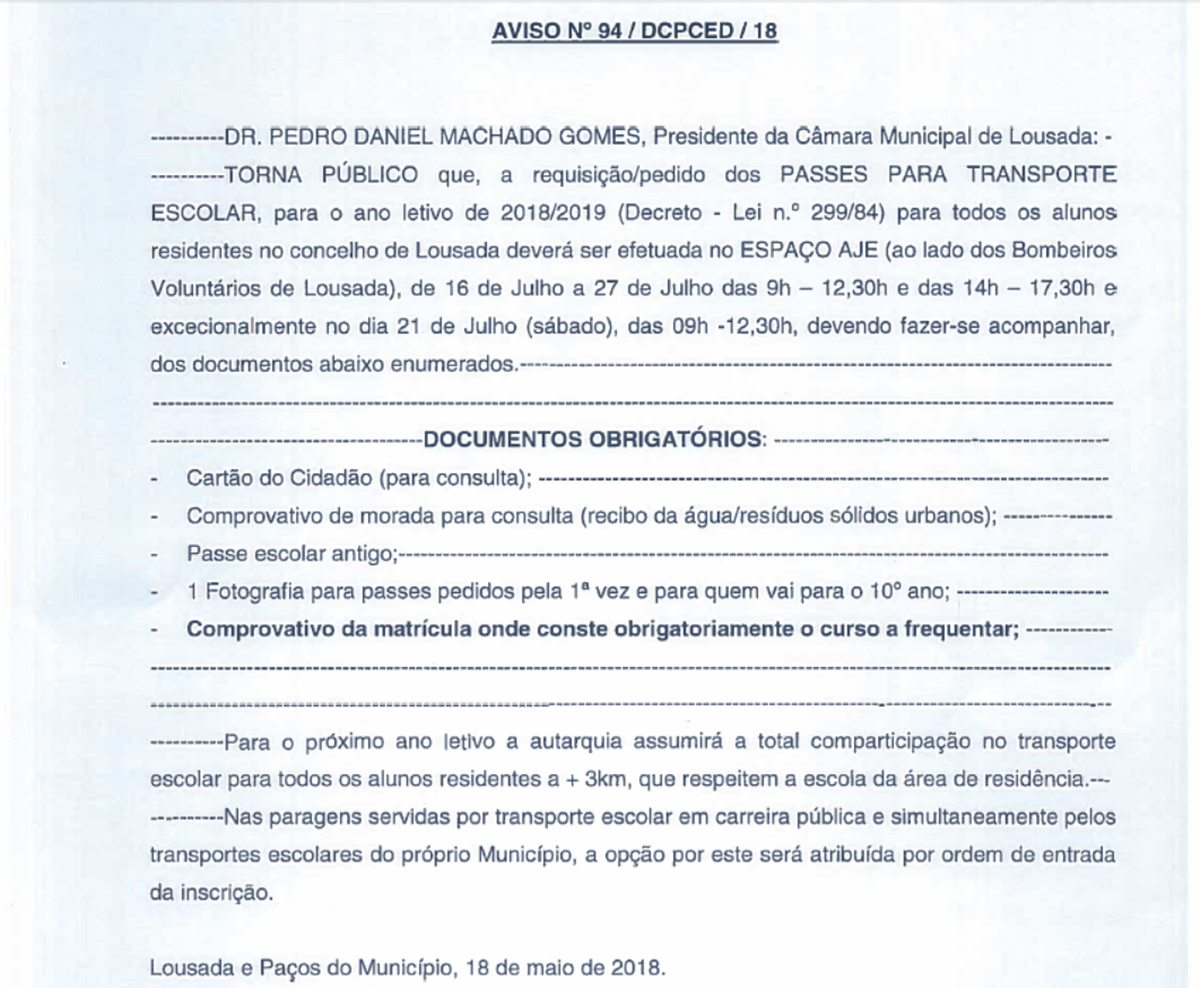 18 05 24 aviso cml transportes escolares 2018 2019