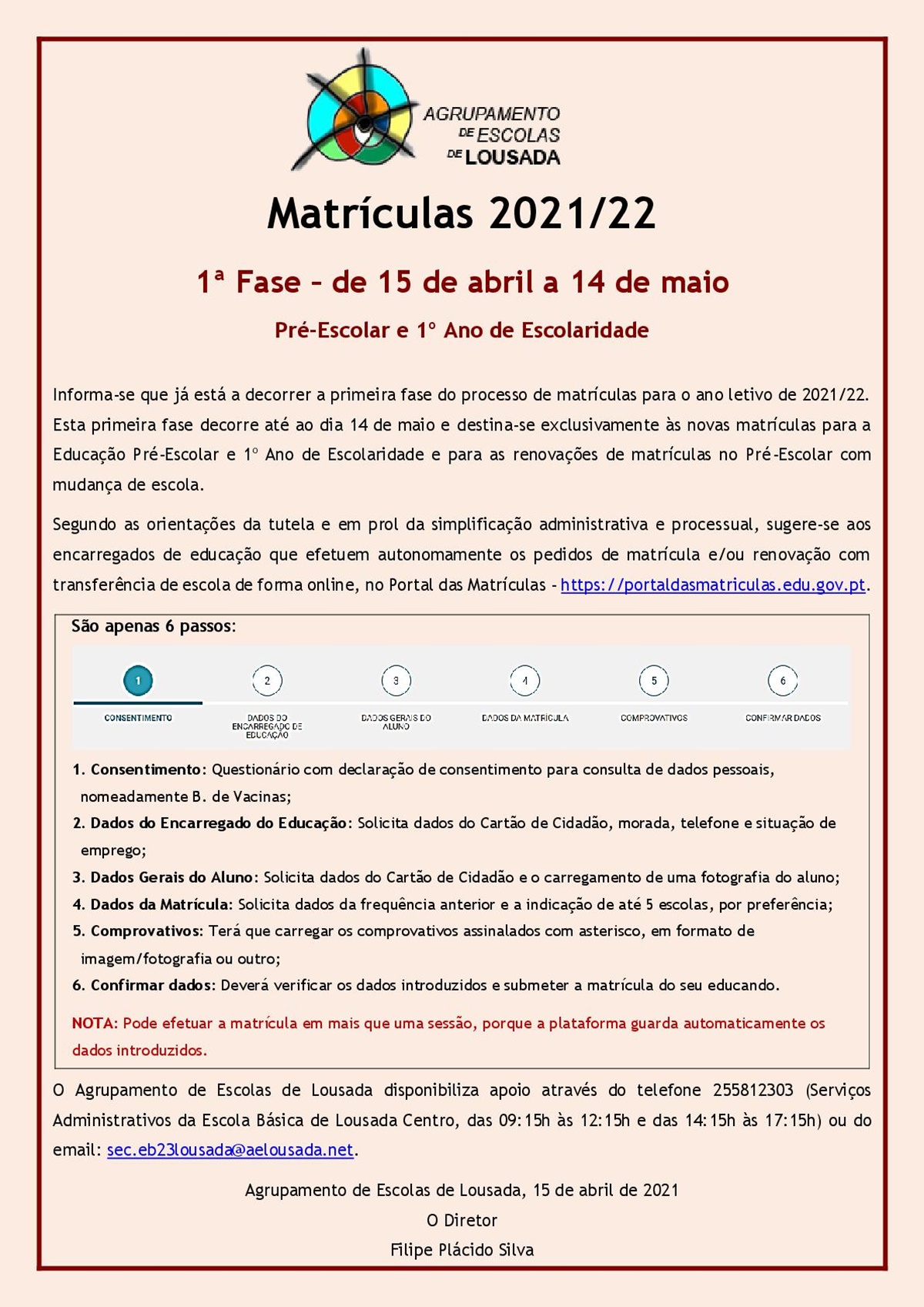 21 04 15 pagina 02 divulgacao matriculas pre 1 ano 2021 2022