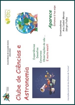 21 10 12 cartaz clube ciencias astronomia