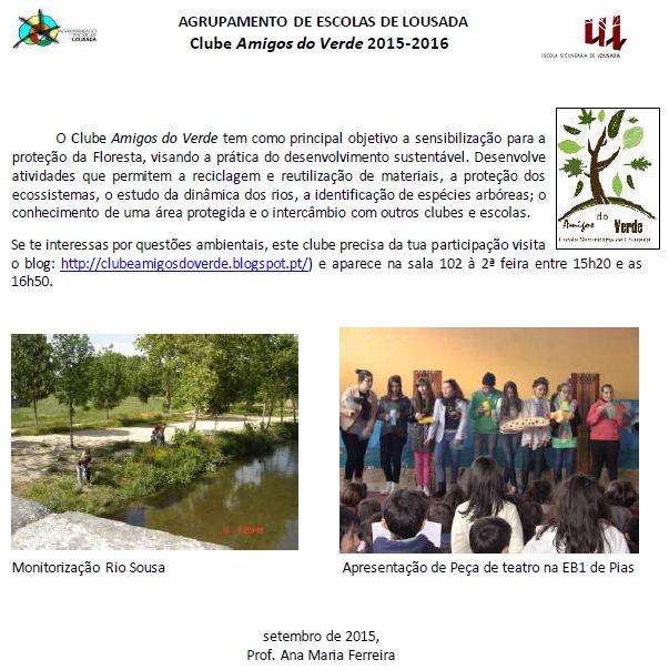 15 10 14 mensagem divulgacao clube amigos verde